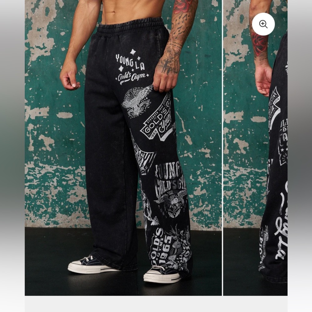 YoungLA X Golds gym evolution sweat pants